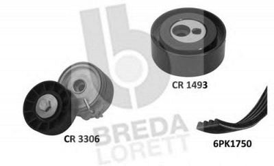 BREDA LORETT kca0006 -  Поликлиновой ременный комплект